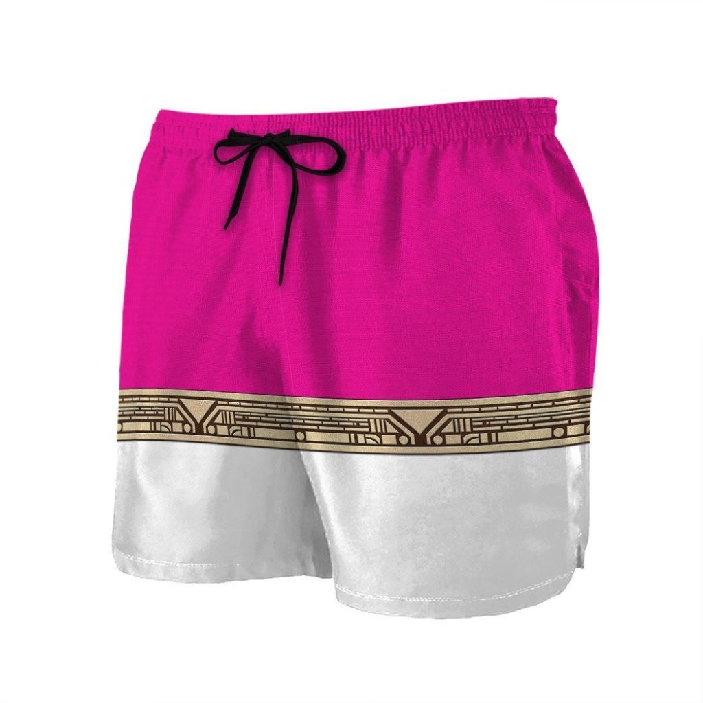 gearhumans 3d power ranger zeo pink shorts zk29042110 men shorts 457608 - Power Rangers Mall