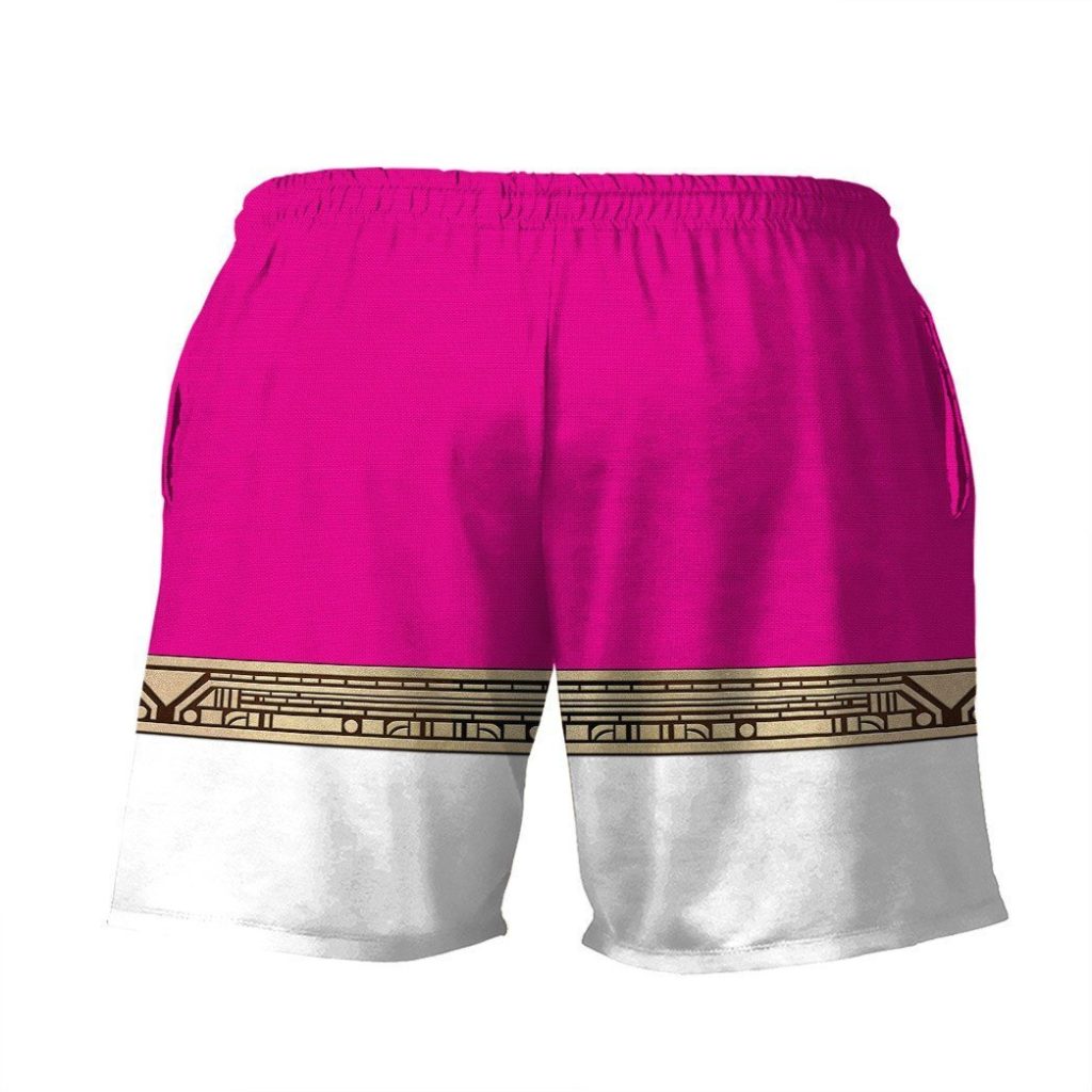 gearhumans 3d power ranger zeo pink shorts zk29042110 men shorts 712969 - Power Rangers Mall