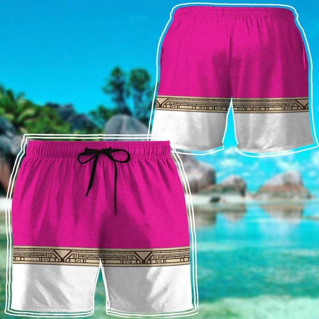 gearhumans 3d power ranger zeo pink shorts zk29042110 men shorts 736109 - Power Rangers Mall