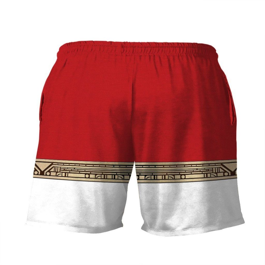 gearhumans 3d power ranger zeo red shorts zk2904218 men shorts 892744 - Power Rangers Mall