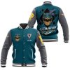 gearhumans 3d power rangers hyperforce fenrir custom name baseball jacket gw09043 baseball jacket 813158 - Power Rangers Mall