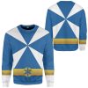 gearhumans 3d power rangers lightspeed rescue blue ranger custom tshirt hoodie apparel gw05042 3d apparel 986672 - Power Rangers Mall