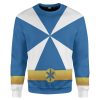 gearhumans 3d power rangers lightspeed rescue blue ranger custom tshirt hoodie apparel gw05042 3d apparel long sleeve s 613433 - Power Rangers Mall