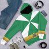 gearhumans 3d power rangers lightspeed rescue green ranger custom tshirt hoodie apparel gw05043 3d apparel 218807 - Power Rangers Mall
