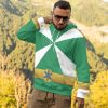 gearhumans 3d power rangers lightspeed rescue green ranger custom tshirt hoodie apparel gw05043 3d apparel 683256 - Power Rangers Mall