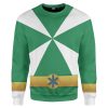 gearhumans 3d power rangers lightspeed rescue green ranger custom tshirt hoodie apparel gw05043 3d apparel long sleeve s 831712 - Power Rangers Mall