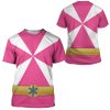 gearhumans 3d power rangers lightspeed rescue pink ranger custom tshirt hoodie apparel gw05044 3d apparel 577657 - Power Rangers Mall