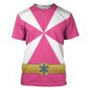 gearhumans 3d power rangers lightspeed rescue pink ranger custom tshirt hoodie apparel gw05044 3d apparel t shirt s 816846 - Power Rangers Mall