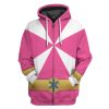 gearhumans 3d power rangers lightspeed rescue pink ranger custom tshirt hoodie apparel gw05044 3d apparel zip hoodie s 166434 - Power Rangers Mall