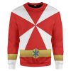 gearhumans 3d power rangers lightspeed rescue red ranger custom tshirt hoodie apparel gw05041 3d apparel long sleeve s 229719 - Power Rangers Mall