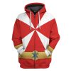 gearhumans 3d power rangers lightspeed rescue red ranger custom tshirt hoodie apparel gw05041 3d apparel zip hoodie s 800171 - Power Rangers Mall