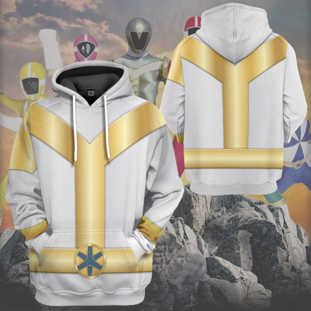 gearhumans 3d power rangers lightspeed rescue titanium ranger custom tshirt hoodie apparel gw05046 3d apparel 150383 - Power Rangers Mall