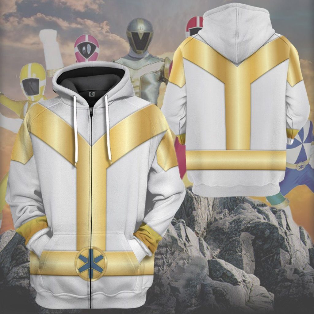 gearhumans 3d power rangers lightspeed rescue titanium ranger custom tshirt hoodie apparel gw05046 3d apparel 635994 - Power Rangers Mall