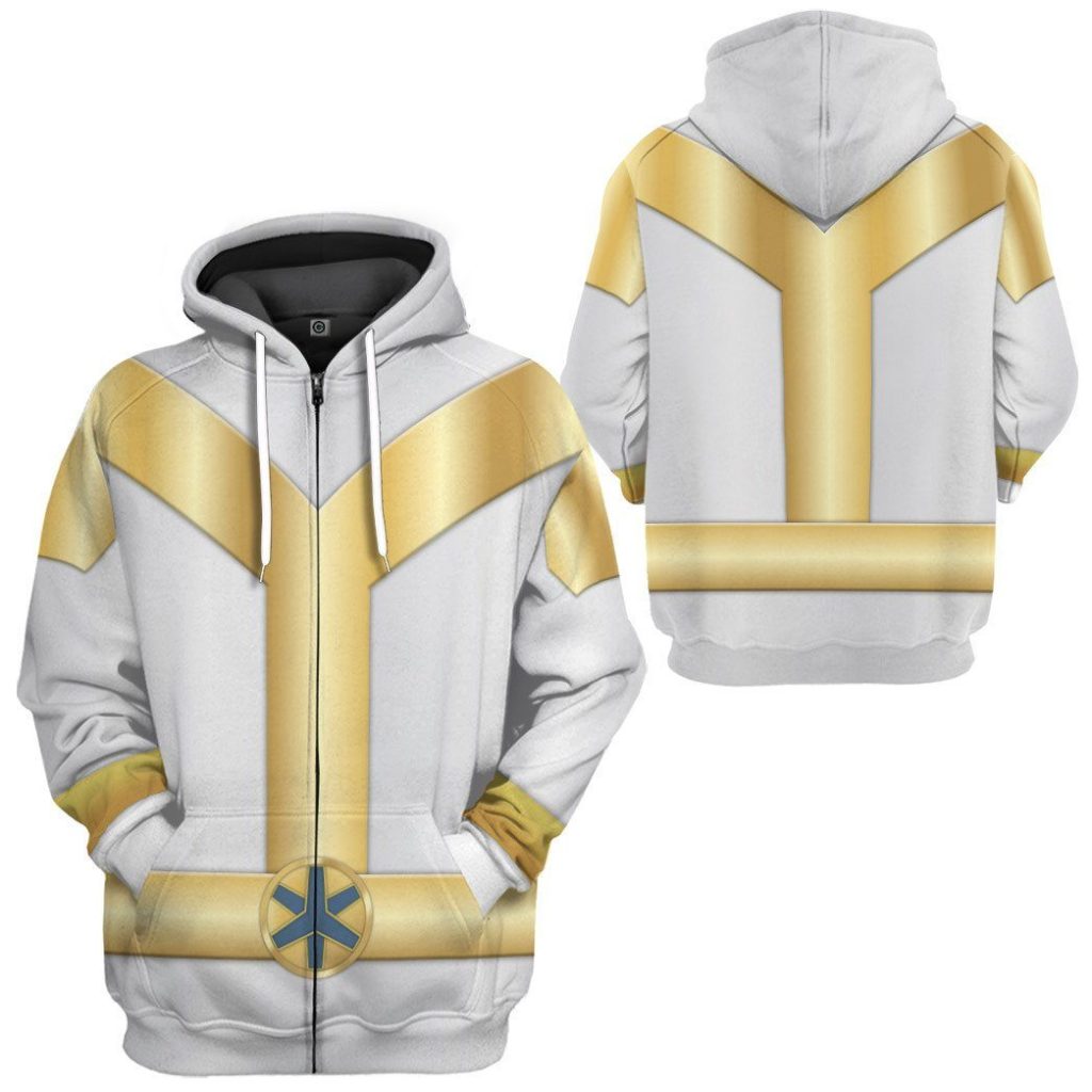 gearhumans 3d power rangers lightspeed rescue titanium ranger custom tshirt hoodie apparel gw05046 3d apparel 960730 - Power Rangers Mall