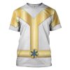 gearhumans 3d power rangers lightspeed rescue titanium ranger custom tshirt hoodie apparel gw05046 3d apparel t shirt s 378982 - Power Rangers Mall