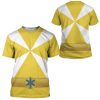 gearhumans 3d power rangers lightspeed rescue yellow ranger custom tshirt hoodie apparel gw05045 3d apparel 970345 - Power Rangers Mall