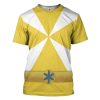 gearhumans 3d power rangers lightspeed rescue yellow ranger custom tshirt hoodie apparel gw05045 3d apparel t shirt s 869721 - Power Rangers Mall