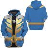 gearhumans 3d power rangers megaforce blue ranger custom tshirt hoodie apparel gw05046 3d apparel 660996 - Power Rangers Mall