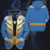 gearhumans 3d power rangers megaforce blue ranger custom tshirt hoodie apparel gw05046 3d apparel 701112 - Power Rangers Mall