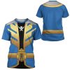 gearhumans 3d power rangers megaforce blue ranger custom tshirt hoodie apparel gw05046 3d apparel 789932 - Power Rangers Mall