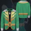 gearhumans 3d power rangers megaforce green ranger custom tshirt hoodie apparel gw05043 3d apparel 607864 - Power Rangers Mall