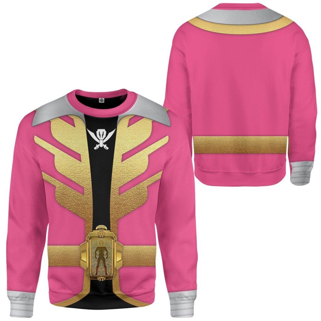 gearhumans 3d power rangers megaforce pink ranger custom tshirt hoodie apparel gw05042 3d apparel 212005 - Power Rangers Mall