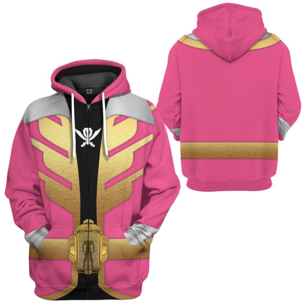 gearhumans 3d power rangers megaforce pink ranger custom tshirt hoodie apparel gw05042 3d apparel 323358 - Power Rangers Mall