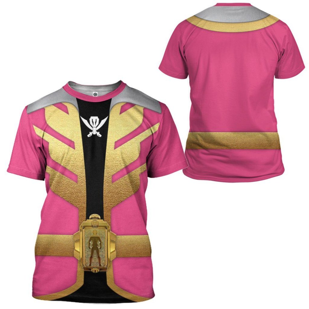 gearhumans 3d power rangers megaforce pink ranger custom tshirt hoodie apparel gw05042 3d apparel 672559 - Power Rangers Mall