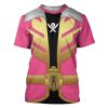gearhumans 3d power rangers megaforce pink ranger custom tshirt hoodie apparel gw05042 3d apparel t shirt s 503750 - Power Rangers Mall
