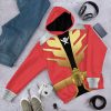 gearhumans 3d power rangers megaforce red ranger custom tshirt hoodie apparel gw05045 3d apparel 390306 - Power Rangers Mall