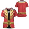 gearhumans 3d power rangers megaforce red ranger custom tshirt hoodie apparel gw05045 3d apparel 488801 - Power Rangers Mall