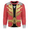 gearhumans 3d power rangers megaforce red ranger custom tshirt hoodie apparel gw05045 3d apparel long sleeve s 249871 - Power Rangers Mall