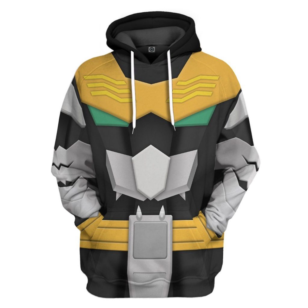 gearhumans 3d power rangers megaforce robo knight custom tshirt hoodie apparel gw05047 3d apparel hoodie s 469209 - Power Rangers Mall