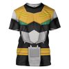 gearhumans 3d power rangers megaforce robo knight custom tshirt hoodie apparel gw05047 3d apparel t shirt s 521798 - Power Rangers Mall