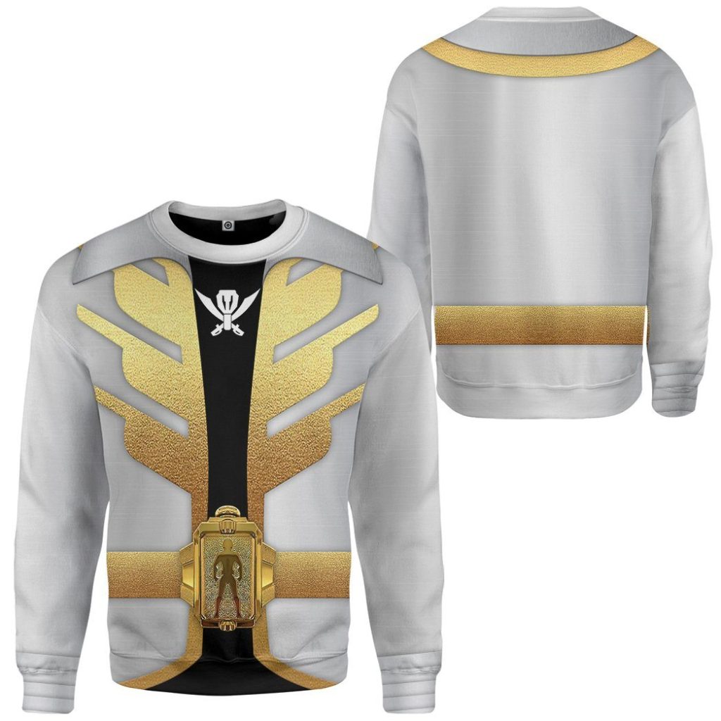 gearhumans 3d power rangers megaforce silver ranger custom tshirt hoodie apparel gw05041 3d apparel 200960 - Power Rangers Mall