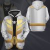 gearhumans 3d power rangers megaforce silver ranger custom tshirt hoodie apparel gw05041 3d apparel 567605 - Power Rangers Mall