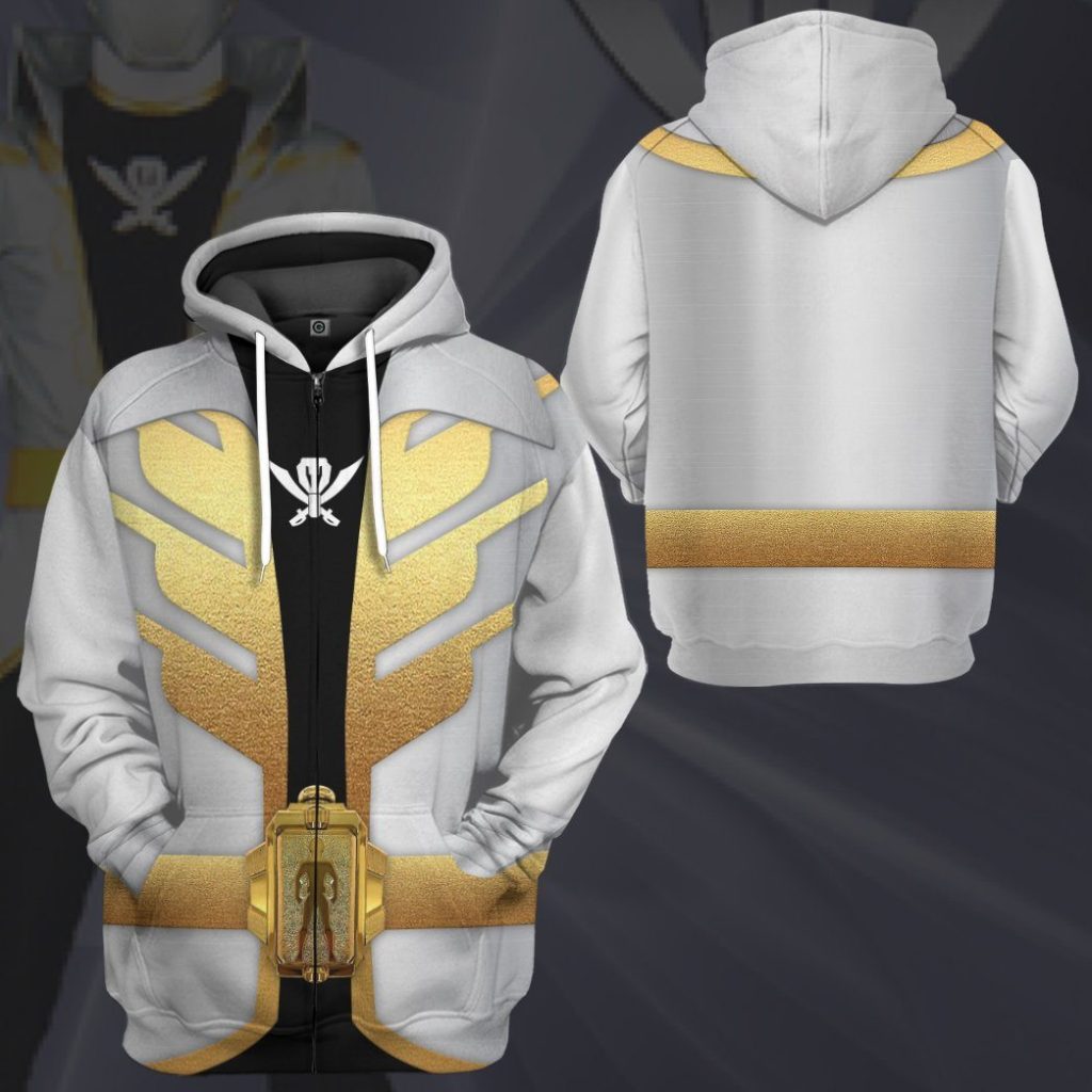 gearhumans 3d power rangers megaforce silver ranger custom tshirt hoodie apparel gw05041 3d apparel 567605 - Power Rangers Mall