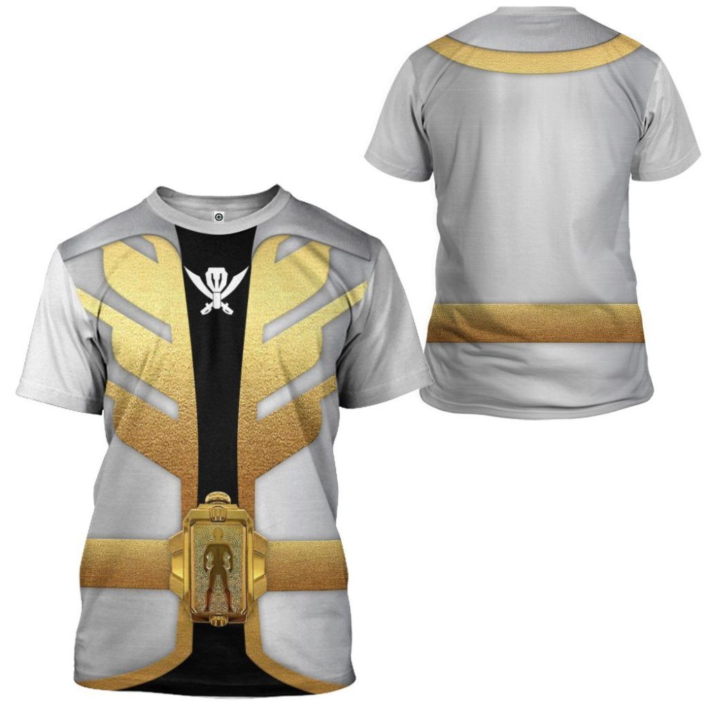 gearhumans 3d power rangers megaforce silver ranger custom tshirt hoodie apparel gw05041 3d apparel 798250 - Power Rangers Mall