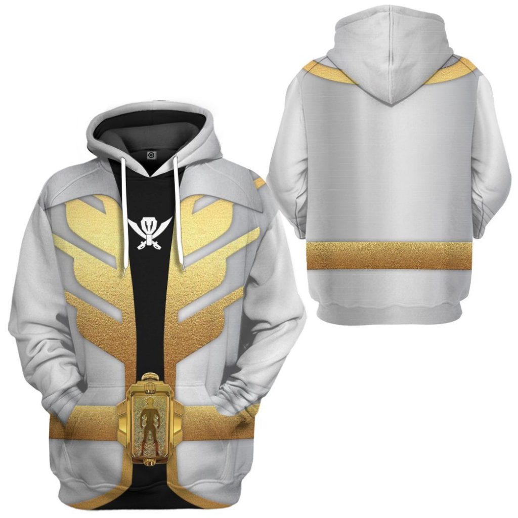 gearhumans 3d power rangers megaforce silver ranger custom tshirt hoodie apparel gw05041 3d apparel 827804 - Power Rangers Mall