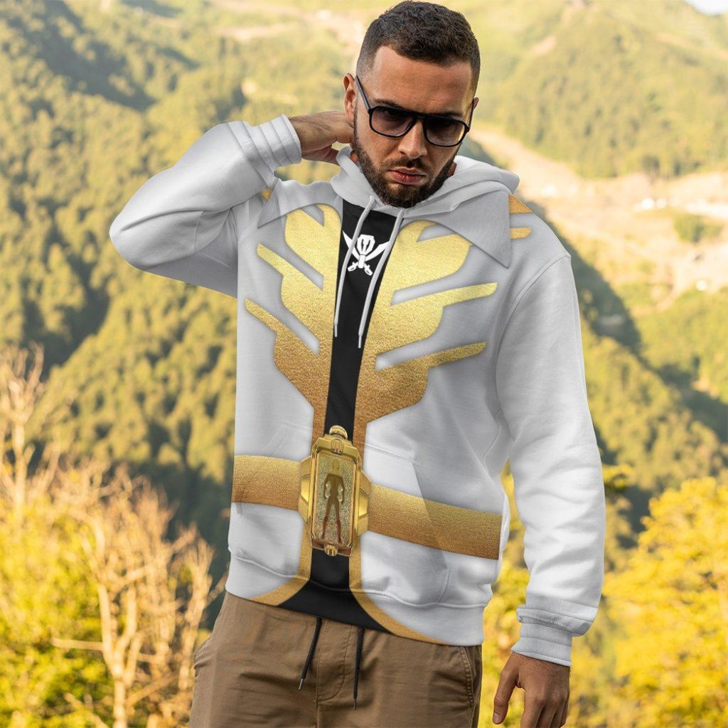 gearhumans 3d power rangers megaforce silver ranger custom tshirt hoodie apparel gw05041 3d apparel 962865 - Power Rangers Mall
