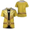gearhumans 3d power rangers megaforce yellow ranger custom tshirt hoodie apparel gw05044 3d apparel 183786 - Power Rangers Mall