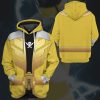 gearhumans 3d power rangers megaforce yellow ranger custom tshirt hoodie apparel gw05044 3d apparel 604688 - Power Rangers Mall