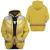 gearhumans 3d power rangers megaforce yellow ranger custom tshirt hoodie apparel gw05044 3d apparel 619813 - Power Rangers Mall