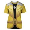 gearhumans 3d power rangers megaforce yellow ranger custom tshirt hoodie apparel gw05044 3d apparel t shirt s 140208 - Power Rangers Mall