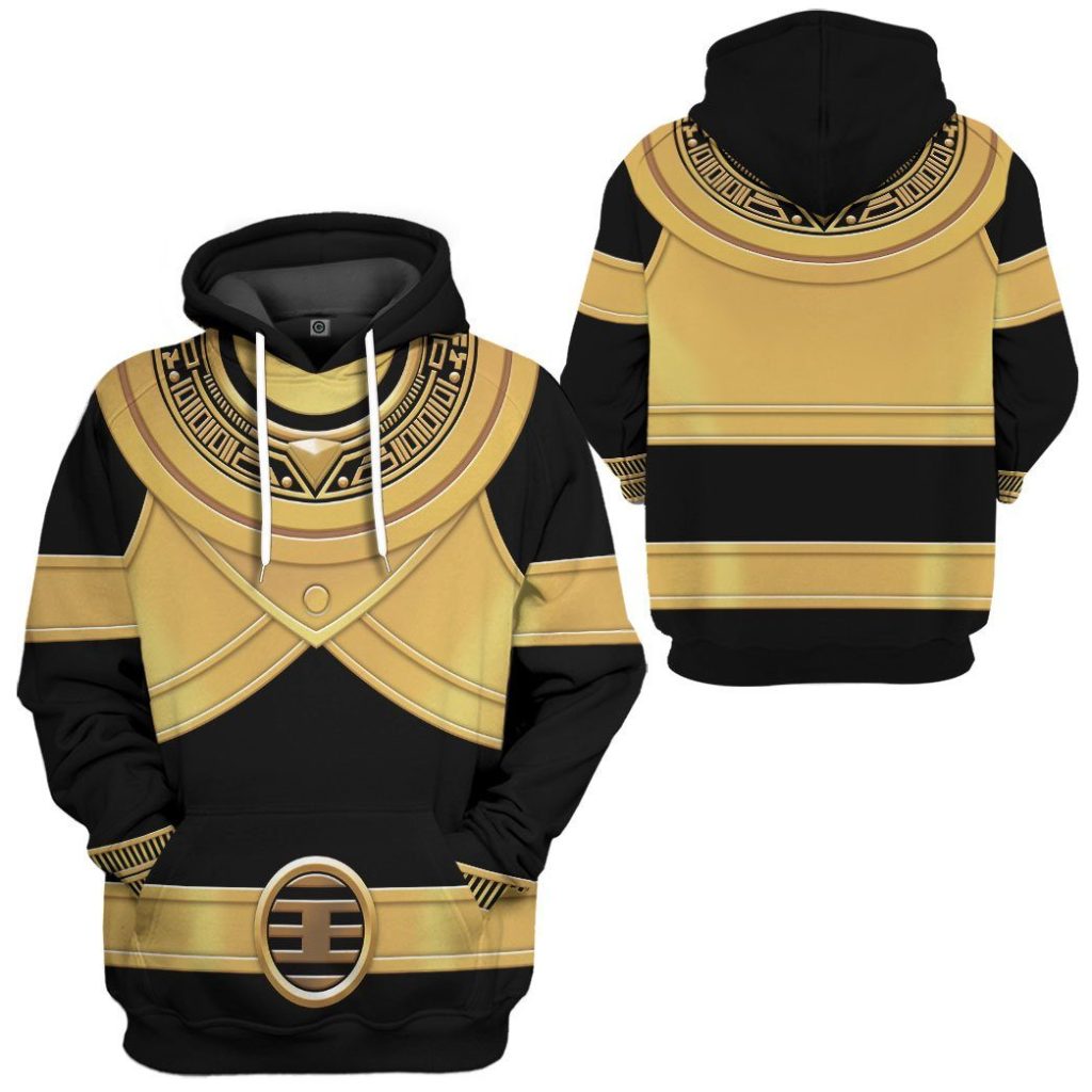 gearhumans 3d power rangers zeo gold custom tshirt hoodie apparel gw010418 3d apparel hoodie s 376747 - Power Rangers Mall