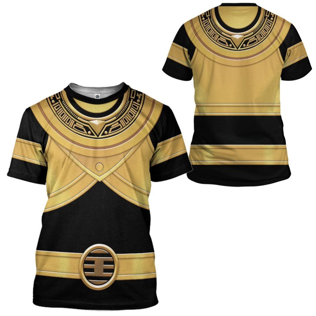 gearhumans 3d power rangers zeo gold custom tshirt hoodie apparel gw010418 3d apparel t shirt s 107222 - Power Rangers Mall