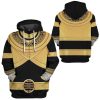 gearhumans 3d power rangers zeo gold custom tshirt hoodie apparel gw010418 3d apparel zip hoodie s 158778 - Power Rangers Mall