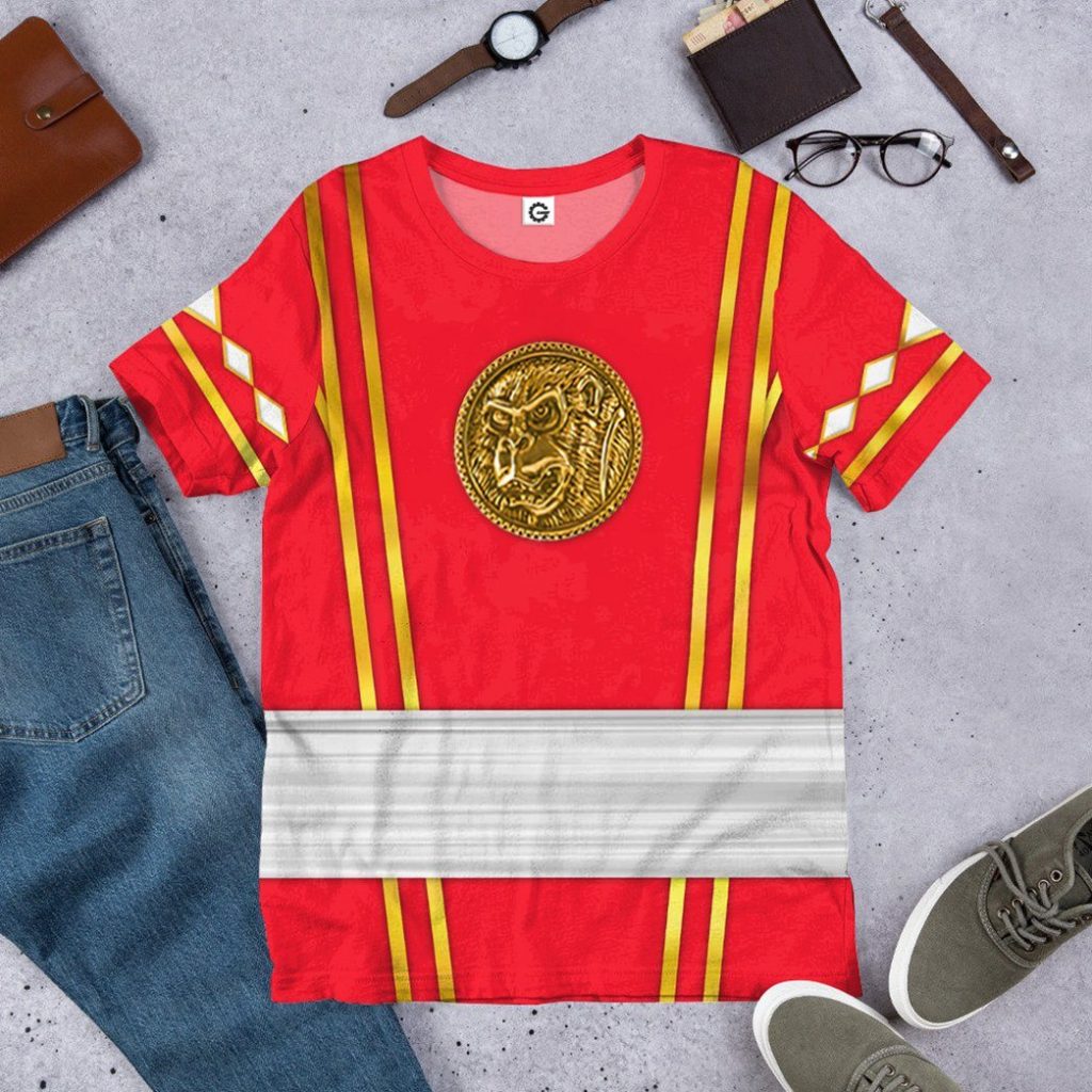 gearhumans 3d red ninja mighty morphin power rangers custom tshirt hoodie apparel gj24031 3d apparel 674787 a5c8dfed 10d0 494a b6e7 b68055f8110d - Power Rangers Mall