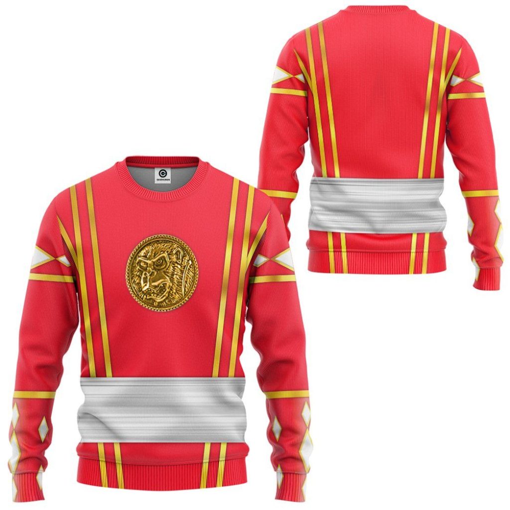 gearhumans 3d red ninja mighty morphin power rangers custom tshirt hoodie apparel gj24031 3d apparel 871136 1ad90da7 d0b1 4860 b1a7 9b16e9b989b4 - Power Rangers Mall