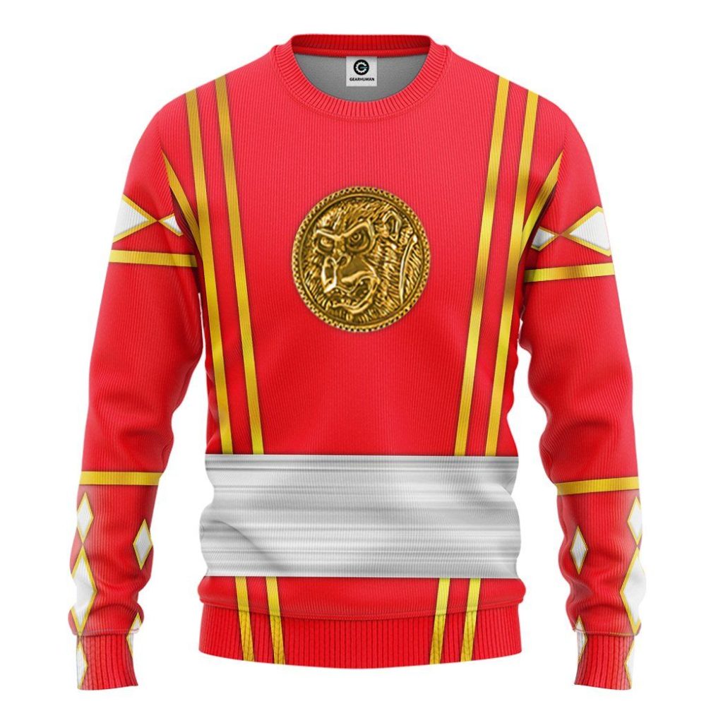 gearhumans 3d red ninja mighty morphin power rangers custom tshirt hoodie apparel gj24031 3d apparel long sleeve s 513855 928ffed0 99c9 4018 a691 c47dfaaf2ad5 - Power Rangers Mall